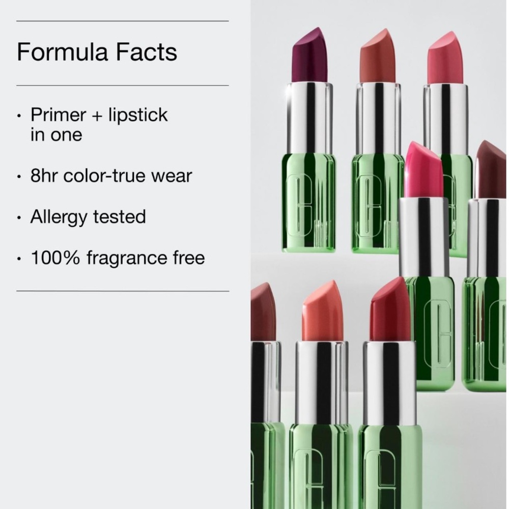 Clinique Pop Longwear Satin Lipstick MOCHA POP NEW - Picture 4 of 9